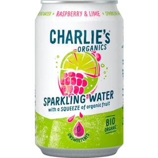 Charlie's Organics Sparklng Raspberry & Lime