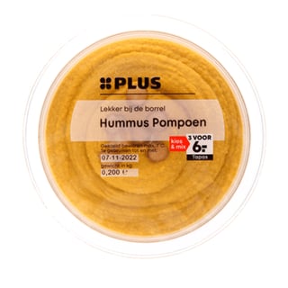PLUS Hummus Pompoen