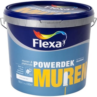 Fl Powerdek Muur&Plaf Wit 10L