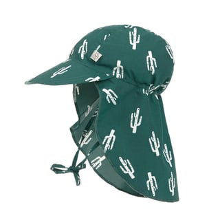 LSF Sun Protection Flap Hat Cactus Green