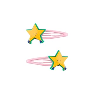 Tiny Cottons Dancing Star Hair Clips Set Yellow