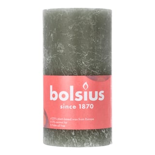 Bolsius Rustiek Shine 13cm Fresh Olive