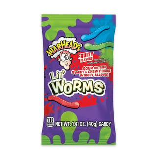 Warheads Lil' Worms Candy 40g