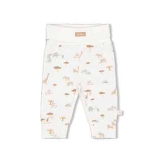 Broek AOP Welcome Wild One Offwhite
