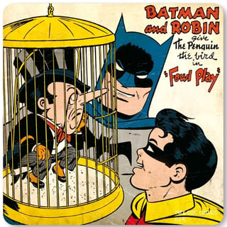 DC Comics Coaster - Batman and Robin - The Penguin