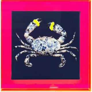 Holy Crab Blauw Neon Roze