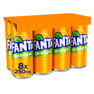 Fanta Orange 8 X 250ml
