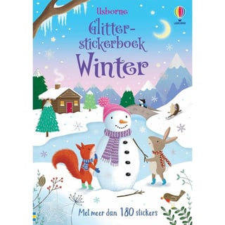 Glitterstickerboek - Winter