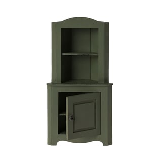 Maileg Miniature Corner Cabinet - Dark Green