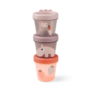 Baby Food Container 3-Pack Ozzo Powder