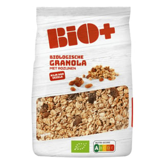 Bio+ Granola Volkoren + Rozijnen