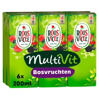 Roosvicee Multivit Bosvruchten 6-Pack