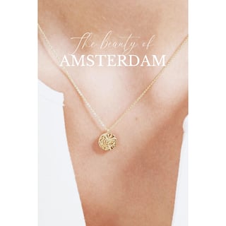 Amsterdam City Necklace Gold Plated