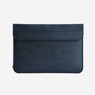 Laptop sleeve of tablet Gerecycled Leer 11 inch - Made out of - Donkerblauw