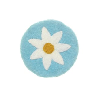 Onderzetter Margrietje Turquoise 20cm