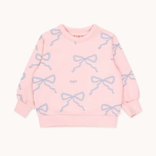 Tiny Cottons Bows Sweatshirt Peach