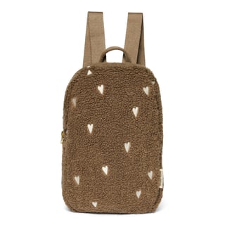 Teddy Hearts Mini Backpack  Brown Hearts - Brown Hearts / OS