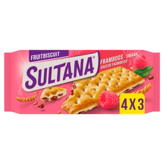 Sultana FruitBiscuits Framboos