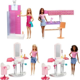 Barbie Room en Doll Asst