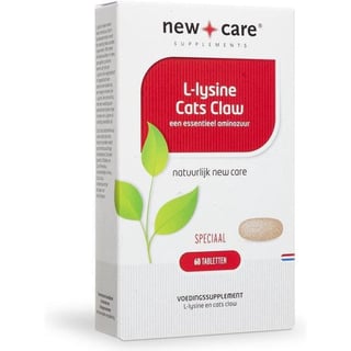 New Care L-Lysine Cats Claw Vegetarisch - 60 Tabletten