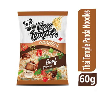 Thai Temple Panda Noodles Beef Flavour 60 Grams