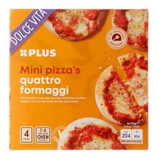 PLUS Dolce Vita Mini Pizza Quattro Formaggi