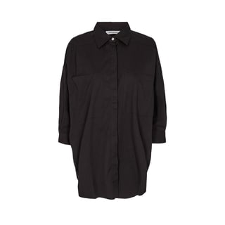 Co'Couture Cotton Crisp Pocket Shirt - Black