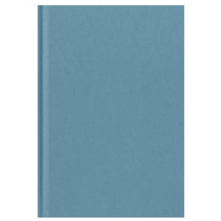 A4 Notebook Plain Dummies - Petrol Blue