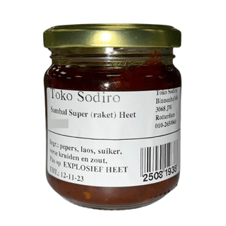 Sodiro Sambal Super (Raket) Heet 200ml