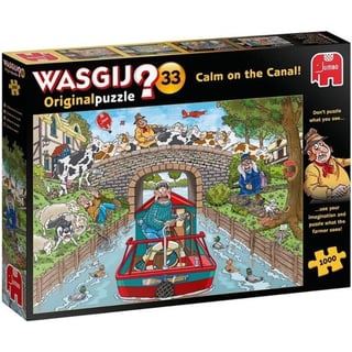 Wasgij Original Puzzel 33 Kalm Op Het Kanaal! 1000 Stukjes