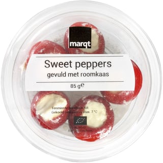 Sweet Pepper Gevuld Met Roomkaas