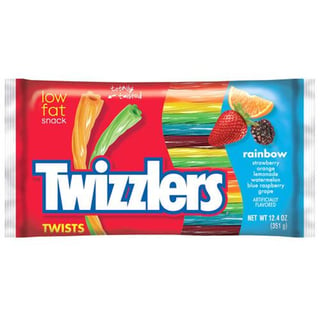 Twizzlers Big Bag Rainbow Twists 351g