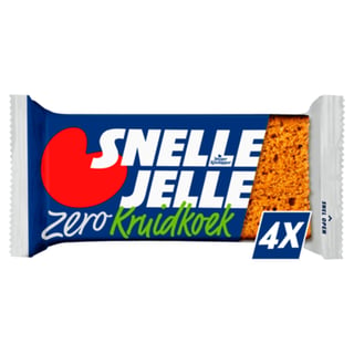 Snelle Jelle Ontbijtkoek Kruidkoek Zero 4-Pack