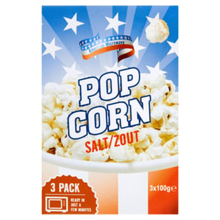 American Popcorn Mgnetron Zout 3-Pack