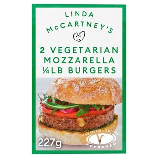 Linda McCartney's Mozzarella Burgers 227g