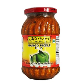 Mother's Recipe Mango Pickle Mild 500 Grams