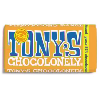 Tony's Chocolonely - Diverse Smaken - Tony Chocolonely: Citroenkaramel Puur 51%
