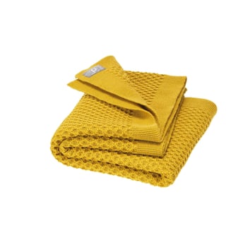 Wollen Baby Deken Honeycomb - Diverse Kleuren (Disana) - Kleur: Curry