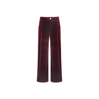 FLURESK Pants Carolie Wine Red