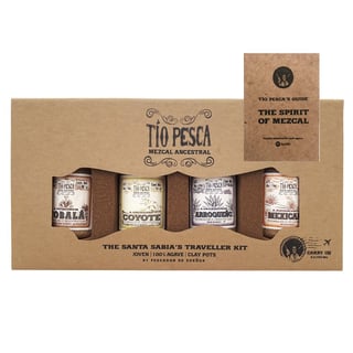 Mezcal Tio Pesca Traveler Giftpack 4 x 100 ml