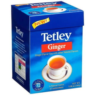 Tetley Tea Ginger 72 Bags