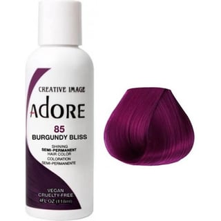 Adore Semi Permanent Hair Color 85 - Burgundy Bliss 118ML