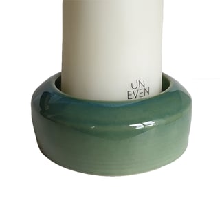Ceramic Candle Holder - Ceramic Candle Holder Olivine Green