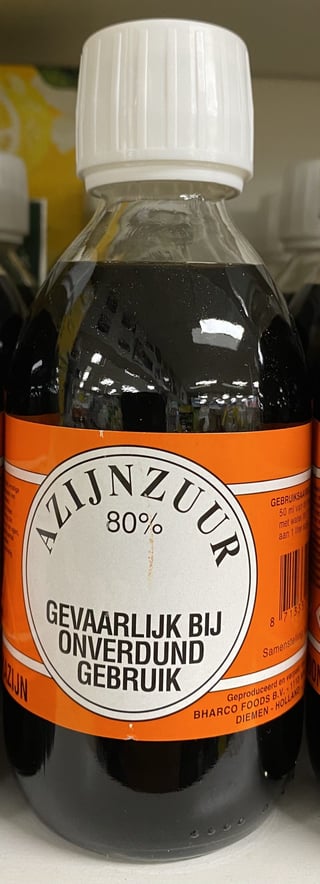 Donkere Azijnzuur 80% Alcohol