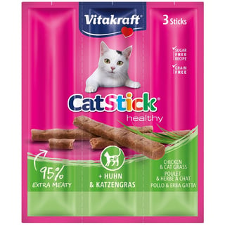 Vitakraft Catstick Kip & Kattengras 18 Gr