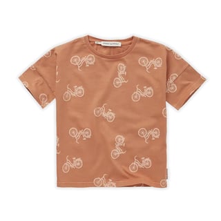 Sproet & Sprout T-Shirt Wide Bicycle Print