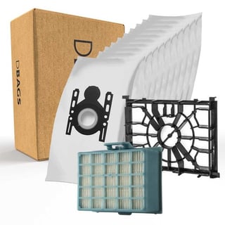 DBAGS Bosch ServiceBox MoveOn (10 Stofzuigerzakken + Motorfilter + HEPA-Filter)