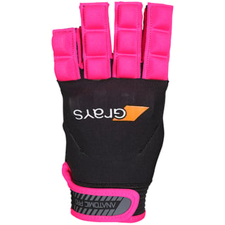 Grays Anatomic Pro Half Finger Player Glove Black / Pink