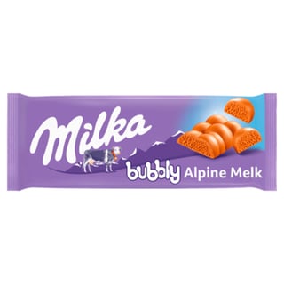 Milka Chocoladereep Bubbly Alpenmelk