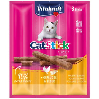 Vitakraft Catstick Gevogelte & Lever 18 Gr